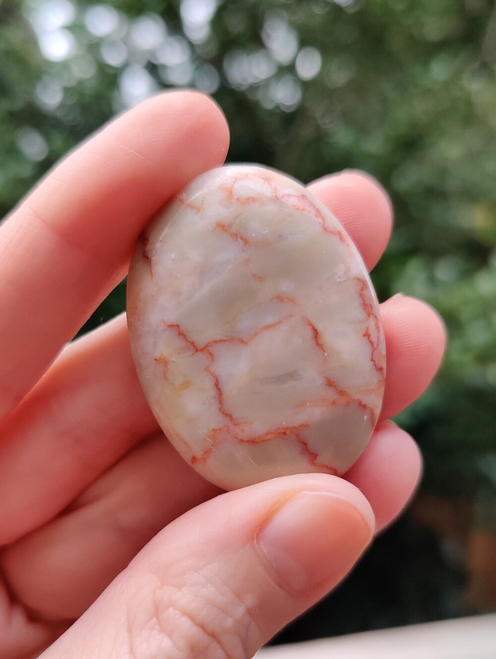 Bacon Opal (Also Known As Candy Stripe Agate) 73.65 Carat
